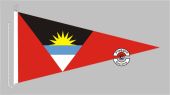 Antigua und Barbuda Bootsstander Wimpel 