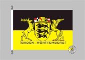 Baden-Württemberg großes Landessiegel Flagge / Fahne für höhere Windlasten