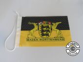 Baden-Württemberg mit großem Landessiegel Flagge / Fahne für höhere Windlasten