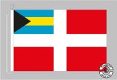 Bahamas Handelsflagge Bootsflagge