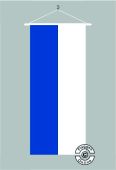 Blau Weiß Bannerfahne