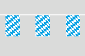 Bayern Raute Flaggenkette