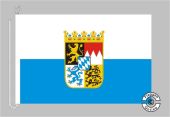 Bayern mit Wappen Bootsflagge