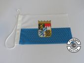 Bayern mit Wappen Flagge / Fahne für höhere Windlasten