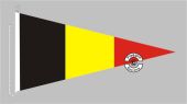 Belgien Bootsstander Wimpel 