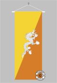 Bhutan Banner Flagge