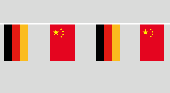 Deutschland China Flaggenkette