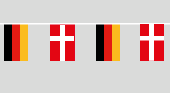 Deutschland Dänemark Flaggenkette