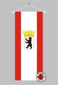 Berlin Bär mit Krone Banner Flagge
