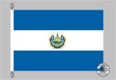 El Salvador mit Wappen Flagge