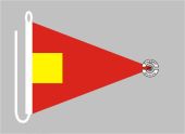 Signalflagge HILFSSTANDER 4 Flagge