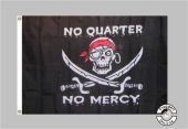 PIRAT no quarter - no mercy Flagge