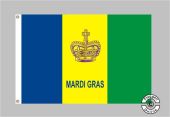 Mardi Gras Flagge