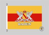 Baden Großherzogtum (Schriftzug Baden) Flagge