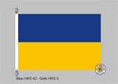 Blau-Gelb Streifenflagge 