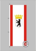 Berlin Bär mit Krone Hochformat Flagge