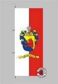 Familienwappen 3 Löwe Hochformat Flagge