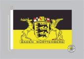 Baden-Württemberg großes Landessiegel Bootsflagge