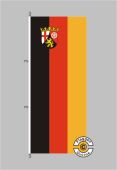 Rheinland-Pfalz Hochformat Flagge