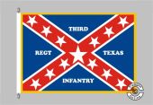 3rd Texas Infanrty Regiment Walker's Division Flagge