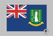 British Virgin Islands Tischflagge