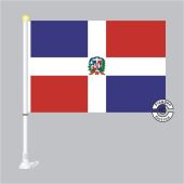 Dominikanische Republik Autoflagge