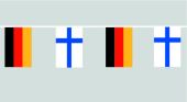 Deutschland Finnland Flaggenkette