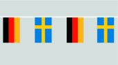 Deutschland Schweden Flaggenkette