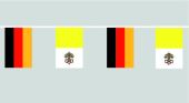 Deutschland Vatikan Flaggenkette