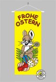 Frohe Ostern gelb Banner Flagge