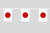Japan Flaggenkette