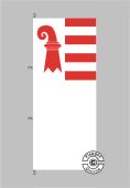 Jura Flagge Hochformat 