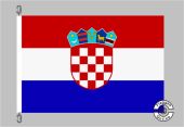 Kroatien Flagge / Fahne für höhere Windlasten