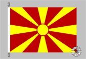 Mazedonien Flagge / Fahne für höhere Windlasten