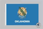 Oklahoma Tischflagge