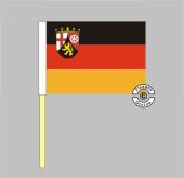 Rheinland-Pfalz Stockflagge