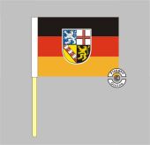 Saarland Stockflagge