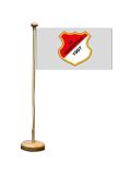FC Reher/Puls Tischflagge inkl. Tischflaggenständer aus Holz