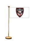 FC Itzehoe Tischflagge inkl. Tischflaggenständer aus Holz