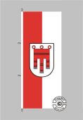 Vorarlberg Flagge Hochformat 