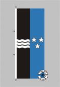 Aargau Flagge Hochformat 
