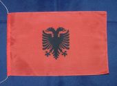 Albanien Tischflagge