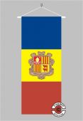 Andorra Banner Flagge