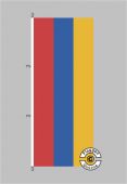 Armenien Hochformat Flagge