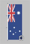 Australien Hochformat Flagge