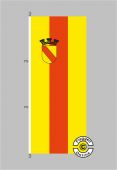 Baden Baden Hochformat Flagge
