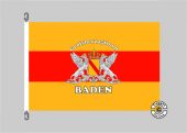Baden Großherzogtum mit Schriftzug Großherzogthum Baden Flagge / Fahne für höhere Windlasten