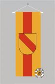 Baden mit Schildwappen Banner Flagge