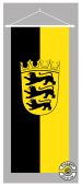 Baden-Württemberg mit Wappen Banner Flagge