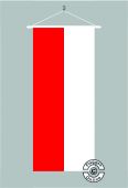 Rot Weiß Bannerfahne